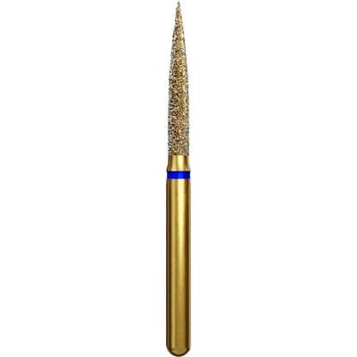 Coltene Alpen Multi-Use Multilayer Diamond Bur, FG, Medium Grit, Flame Shape, #863-016, 1.6 mm Head Diameter, 10 mm Head Length, 5/Pkg thumbnail 6