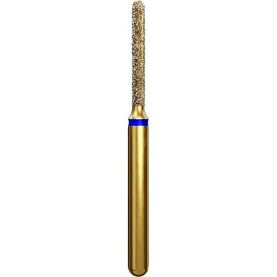 Coltene Alpen Multi-Use Multilayer Diamond Bur, FG, Medium, Round End Cylinder, #881-012, 1.2 mm Head Diameter, 8 mm Head Length, 5/Pkg thumbnail 4