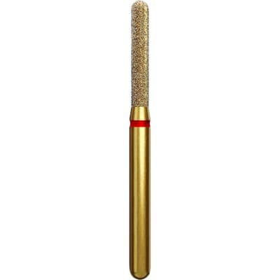 Alpen Multi-Use Multilayer Diamond Bur, FG, Fine, Red Ring, Round End Cylinder, #881, 1.4 mm Head Diameter, 8 mm Head Length, 5/Pkg (G881-314-014-08.0) thumbnail 3