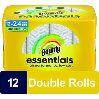 Bounty Select-A-Size Paper Towels, 90 Sheets per Roll, 12 Rolls per Package, White - Bounty Select-A-Size Paper Towels – 90 Sheets/Roll, 12/Pkg - Bounty Select-A-Size Paper Towels – 90 Sheets/Roll, 12/Pkg - Image 1