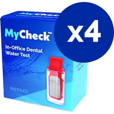 MyCheck In-Office Dental Unit Waterline Screening Paddle, Annual Pack, 4 Paddles/Cartons, 16 Total Paddles thumbnail 3