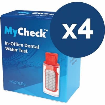 MyCheck In-Office Dental Unit Waterline Screening Paddle, 24 Paddles, Annual Pack of 4 Cartons (96 Total Paddles) thumbnail 3
