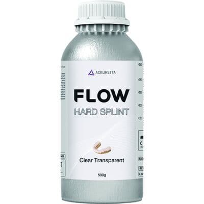 FLOW Hard Splint Resin, Clear Transparent, 500g Bottle thumbnail 2