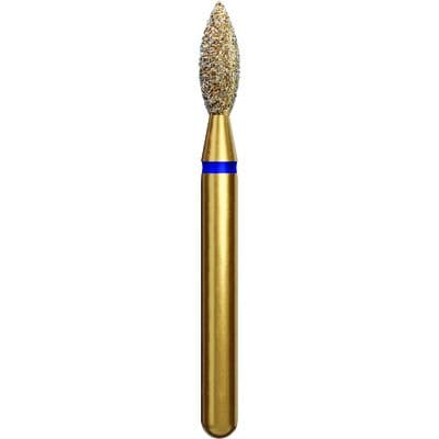 Coltene Alpen Multi-Use Diamond Bur, FG, Medium Grit, Bud/Pointed Football Shape, #368-020, 2 mm Head Diameter, 5 mm Head Length, 5/Pkg thumbnail 4