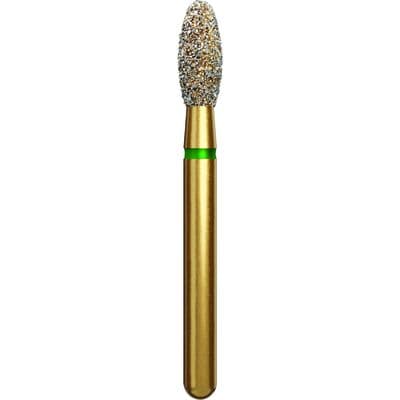 Coltene Alpen Multi-Use Multilayer Diamond Bur, FG, Coarse, Egg/Football, #379-023, 2.3 mm Head Diameter, 5 mm Head Length, 5/Pkg thumbnail 11