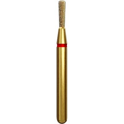 Coltene Alpen Multi-Use Multilayer Diamond Instrument, FG, Fine, Red, Pear Long, #830L, 1.2 mm Head Diameter, 4 mm Head Length, 5/Pkg, G830L-314-012-04.0 thumbnail 3