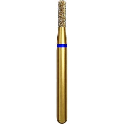 Coltene Alpen Multi-Use Multilayer Diamond Bur, FG, Medium Grit, Rounded End Cylinder, 1.4 mm Head Diameter, 4.0 mm Head Length, 5/Pkg, #835R-014 thumbnail 7