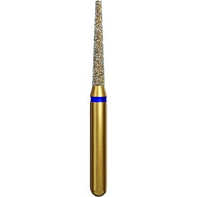 Coltene Alpen Multi-Use Multilayer Diamond Bur, Flat End Taper, Medium Grit, FG Short Shank, #847-014, 5/Pkg thumbnail 6