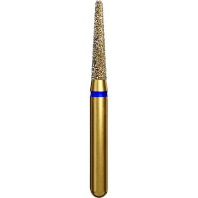 Coltene Alpen Multi-Use Diamond Bur, Round End Taper, Medium Grit, Friction Grip Short Shank, #856-016 (7.0), 5/Pkg thumbnail 6