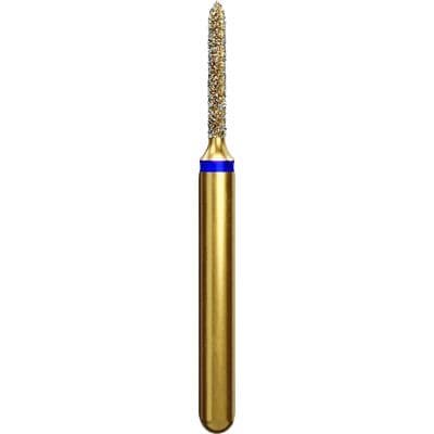Coltene Alpen Multi-Use Multilayer Diamond Bur, FG, Medium Grit, Beveled Cylinder/Torpedo, #877-010, 5/Pkg thumbnail 6