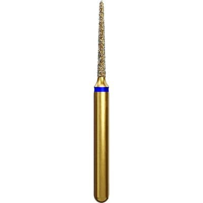 Coltene Alpen Multi-Use Multilayer Diamond Bur, FG, Medium, Tapered Torpedo/Curettage, #878K-010, 1 mm Head Diameter, 8 mm Head Length, 5/Pkg thumbnail 11