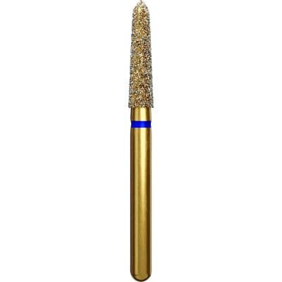 Coltene Alpen Multi-Use Diamond Bur, FG, Medium Grit, Tapered Torpedo/Curettage, #878K-021, 2.1mm Head Diameter, 8mm Head Length, 5/Pkg thumbnail 7