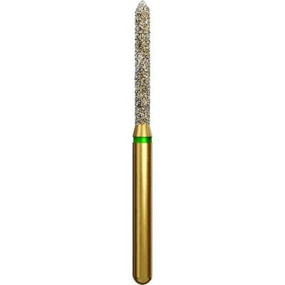 Coltene Alpen Multi-Use Multilayer Diamond Bur, FG, Coarse, Beveled Cylinder, #879-014, 1.4 mm Head Diameter, 10 mm Head Length, 5/Pkg thumbnail 6