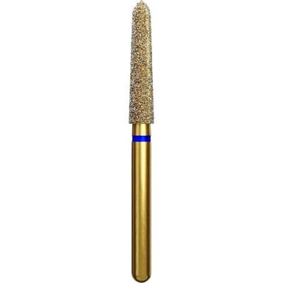 Coltene Alpen Multi-Use Multilayer Diamond Bur, FG, Medium Grit, Tapered Torpedo/Curettage, #879K-023, 2.3 mm Head Diameter, 10 mm Head Length, 5/Pkg thumbnail 6