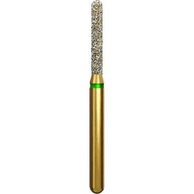 Coltene Alpen Multi-Use Multilayer Diamond Bur, FG, Coarse, Round End Cylinder, #881-014, 5/Pack thumbnail 4