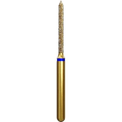 Coltene Alpen Multi-Use Multilayer Diamond Bur, FG, Medium, Beveled Cylinder, #886-012, 1.2 mm Head Diameter, 10 mm Head Length, 5/Pkg thumbnail 4