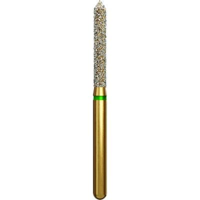 Coltene Alpen Multi-Use Multilayer Diamond Bur, FG, Coarse, Beveled Cylinder, #886-016, 1.6 mm Head Diameter, 10 mm Head Length, 5/Pkg thumbnail 6