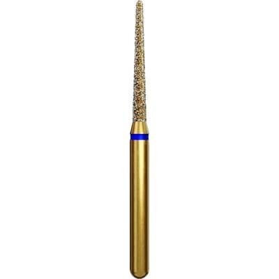 Alpen Multi-Use Multilayer Diamond Instrument, FG, Medium Grit, Blue Ring, Round End Taper Narrow, #850N, 1.4 mm Head Diameter, 10 mm Head Length, 5/Pkg thumbnail 4