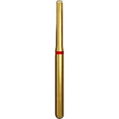 Coltene Alpen Multi-Use Multilayer Diamond Bur, FG, Fine, Red, End Cutting Cylinder, #839-012, 1.2 mm Head Diameter, 5/Pkg thumbnail 7