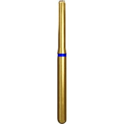 Coltene Alpen Multi-Use Multilayer Diamond Bur, FG, Medium Grit, End Cutting Cylinder, #839-012, Blue Ring, 5/Pkg thumbnail 8