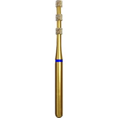 Coltene Alpen Multi-Use Multilayer Diamond Bur, FG, Medium, Blue, Depth Marker #834-016, 1.6 mm Head Diameter, 6.8 mm Head Length, 5/Pkg thumbnail 6