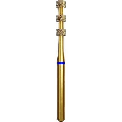 Coltene Alpen Multi-Use Multilayer Diamond Bur, FG, Medium Grit, Depth Marker, #834-021, 2.1 mm Head Diameter, 6.8 mm Head Length, 5/Pkg thumbnail 6