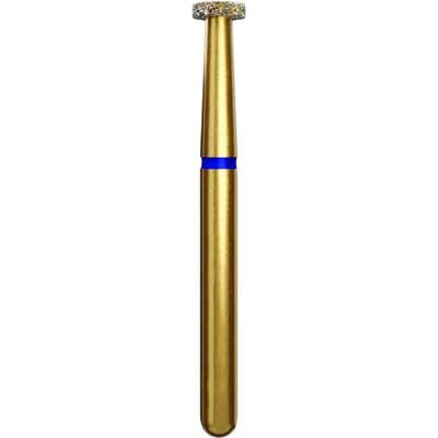 Coltene Alpen Multi-Use Multilayer Diamond Instrument, FG, Medium Grit, Blue Ring, Wheel Shape, #818, 2.5 mm Head Diameter, 0.7 mm Head Length, 5/Pkg (G818-314-025-00.7) thumbnail 4