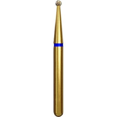 Coltene Alpen Multi-Use Multilayer Diamond Instrument, FG, Round, #801, Medium Grit, Blue Ring, 1.2 mm Head Diameter, 50/Pkg, G801-314-012-01.2 thumbnail 3