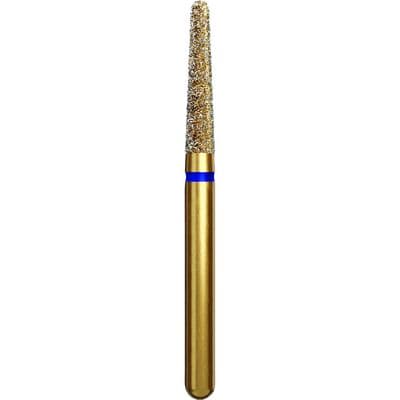 Alpen Multi-Use Multilayer Diamond Instrument, FG, Medium Grit, Round End Taper, Blue Ring, #850, 1.8 mm Head Diameter, 8 mm Head Length, 50/Pkg (G850-314-018-08.0) thumbnail 3