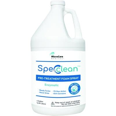 Spec Clean Enzymatic Pre-Treatment Foam Spray Refill, 1 Gallon, Clear, Fresh Scent, 1/Refill - Spec Clean Enzymatic Pre-Treatment Foam Spray - Gallon Refill - Image 1