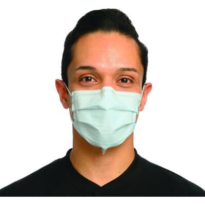 Crosstex Secure Fit™ Procedural Earloop Face Mask, ASTM Level 2, Blue, 50/Box, GCPBLSF thumbnail 24