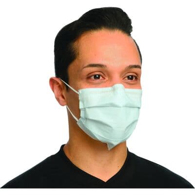 Crosstex Secure Fit™ Procedural Earloop Face Mask, ASTM Level 2, Blue, 50/Box, GCPBLSF thumbnail 26