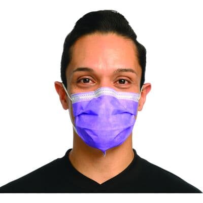 Crosstex Secure Fit™ Procedure Face Mask, ASTM Level 2, Lavender, Ear Loop, 50/Box, GCPLVSF thumbnail 22