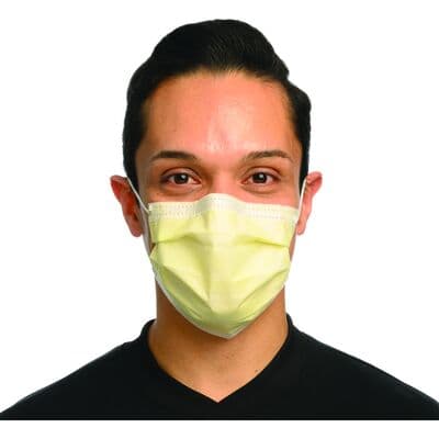 Crosstex Procedural Earloop Face Mask, ASTM Level 2, Fluid Resistant, Yellow, 50/Box, GCPYE thumbnail 23