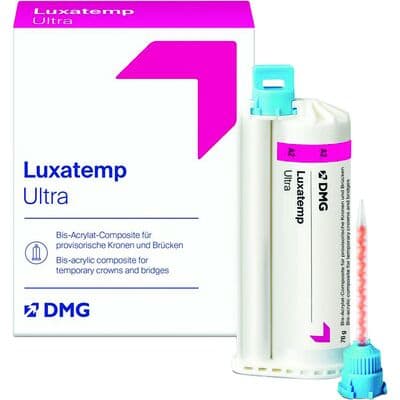 Luxatemp Ultra Automix Temporary Crown & Bridge Material, Shade A2, 76g Cartridge Refill with 15 Mixing Tips, 110907 thumbnail 25
