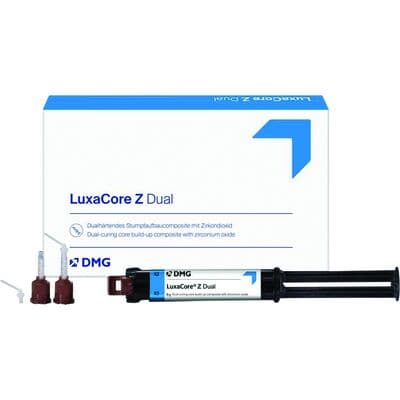 LuxaCore Z-Dual Smartmix Core Build-Up Material, Automix Syringe Kit, 9 g, Natural A3, 2/Pk, 213334 thumbnail 22