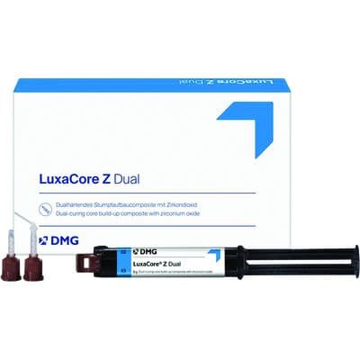 LuxaCore Z-Dual Smartmix Core Build-Up Material, Automix Syringe Kit, 9 g, Blue, 2/Pk, 213335 thumbnail 18
