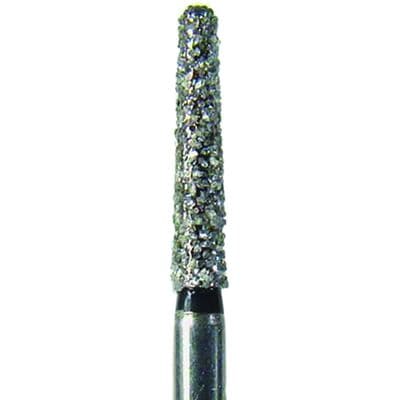 NeoDiamond FG Diamond Bur, Coarse, Flat End Taper, #848 (0916.10C), 1.6 mm Diameter, 10.0 mm Length, Green Ring, 25/Pkg thumbnail 7