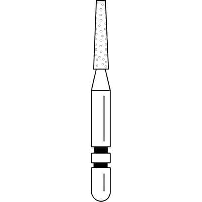 Two Striper® Diamond Bur, FG, Coarse, Flat-End Taper, #701.5, 1.2 mm Major/0.8 mm Minor Diameter, 5.0 mm Length, 5/Pkg, 2015338 thumbnail 8