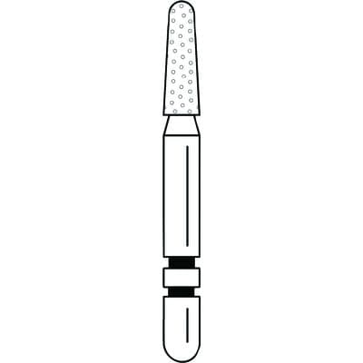 Two Striper Diamond Bur, FG, Round-End Taper, 770.5, Coarse, Green, 1.8 mm, 5/Pk, 2015456 thumbnail 10