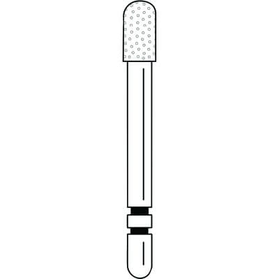 Two Striper Diamond Bur, FG, Round-End Taper, 776.4, Coarse, Green, 2.6 mm Major/2.1 mm Minor Diameter, 4.0 mm Length, 5/Pk, 2015461 thumbnail 10