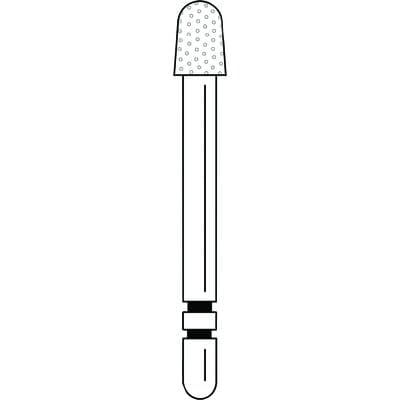 Two Striper Diamond Bur, FG, Round-End Taper, 785.4, Coarse, Green, 2.6 mm Major/2.2 mm Minor Diameter, 4.0 mm Length, 5/Pk, 2015470 thumbnail 9