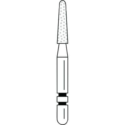 Two Striper Diamond Bur, FG, Round-End Taper, #799.6.5, Fine, Red, 1.5 mm Major/0.8 mm Minor, 6.5 mm Length, 5/Pk, 2015503 thumbnail 10