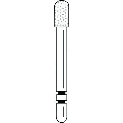 Two Striper® Diamond Bur, FG, Fine, Round-End Taper #776.4F, 2.6 mm Major/2.1 mm Minor Diameter, 4.0 mm Length, Red Ring, 5/Pkg, 2015491 thumbnail 9