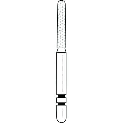 Two Striper® Diamond Bur, FG, Fine, Round-End Taper, #782.8F, 1.5 mm Major/1.1 mm Minor Diameter, 8.0 mm Length, 5/Pkg, 2015434 thumbnail 9