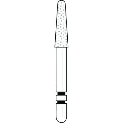 Two Striper® Diamond Bur FG, Fine, Round-End Taper #785.7, 2.4 mm Major/1.5 mm Minor Diameter, 7.0 mm Length, 5/Pkg, 2015499 thumbnail 10