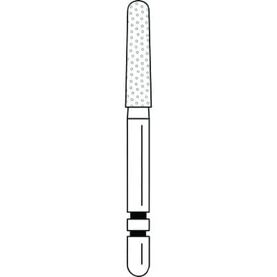 Two Striper Diamond Bur, FG, Round-End Taper, 784.8, Fine, Red, 2.0 mm Major/1.6 mm Minor, 5/Pk, 2015440 thumbnail 10