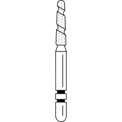 Two Striper TS2000 Diamond Bur, FG, Round End Taper, #2004.7, Coarse, 5/Pkg, 2000047 thumbnail 9