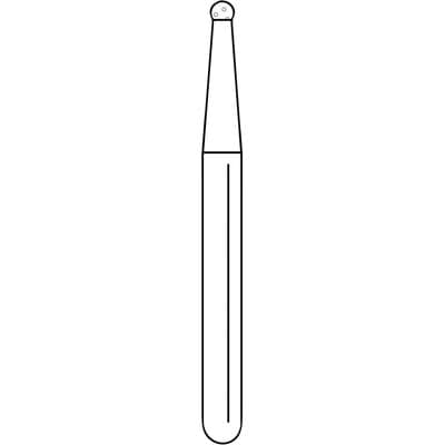 Solo Diamond™ Single-Use Diamond Burs – FG, Medium, Blue, Round, # 801, 25/Pkg - 1.0 mm Head Diameter, 0.8 mm Head Length - Solo Diamond™ Single-Use Diamond Burs – FG, Medium, Blue, Round, # 801, 25/Pkg - 1.0 mm Head Diameter, 0.8 mm Head Length - Image 1