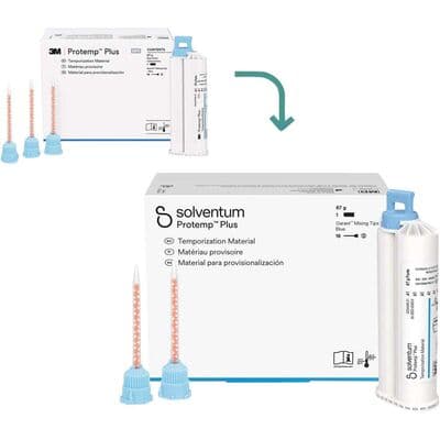 Solventum (3M) Protemp Plus Temporization Material Refill Cartridge, Shade B3, 50 ml (67 g), 1 Cartridge with 16 Blue Mixing Tips, 46961 thumbnail 19